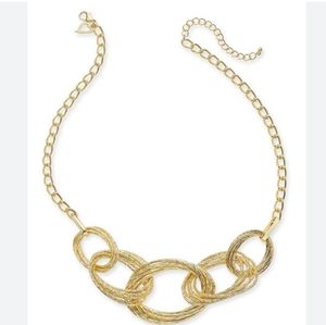 Multi-Ring Statement Necklace, 22" + 3" extender